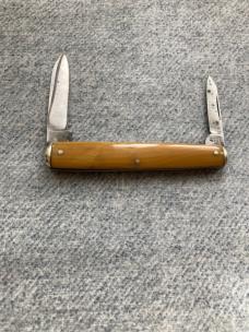 Antique ULSTER KNIFE CO., Waterfall Handles, HOLYOKE BELTING CO., Swell-End Pen Knife