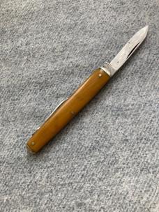 Antique ULSTER KNIFE CO., Waterfall Handles, HOLYOKE BELTING CO., Swell-End Pen Knife