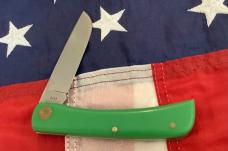 1991 Case xx Sodbuster Jr (MDL# 2137) Knife with Nice Green Synthetic Handles -NOS