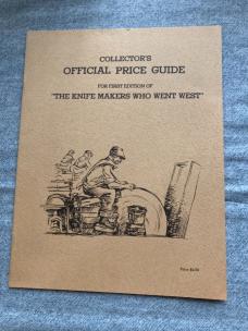 Vintage WESTERN STATES, "The Knifemakers Who Went West" w/Original Price Guide by Harvey Platts