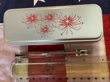 Case xx Copperlock (Mdl# 61549L SS) w/ Super Red Bone Handles +Floating Stars Art -NOS