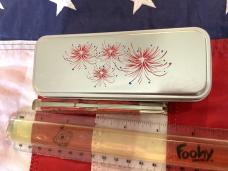 Case xx Copperlock (Mdl# 61549L SS) w/ Super Red Bone Handles +Floating Stars Art -NOS