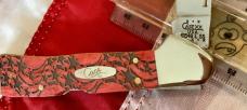 Case xx Copperlock (Mdl# 61549L SS) w/ Super Red Bone Handles +Floating Stars Art -NOS