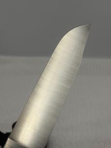 Camillus NY USA Stacked Leather Fixed Blade Sheath Knife USMC