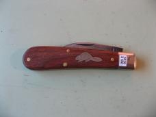 GREAT EASTERN 930126L FARM AND FIELD WOOD CVARVER ANTIQUE WORMY CHESTNUT #1  