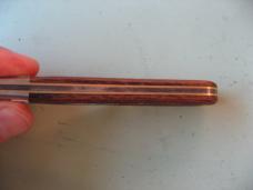 GREAT EASTERN 930126L FARM AND FIELD WOOD CVARVER ANTIQUE WORMY CHESTNUT #1  