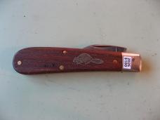 GREAT EASTERN 930126S FARM AND FIELD WOOD CVARVER ANTIQUE WORMY CHESTNUT #2