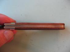 GREAT EASTERN 930126S FARM AND FIELD WOOD CVARVER ANTIQUE WORMY CHESTNUT #2