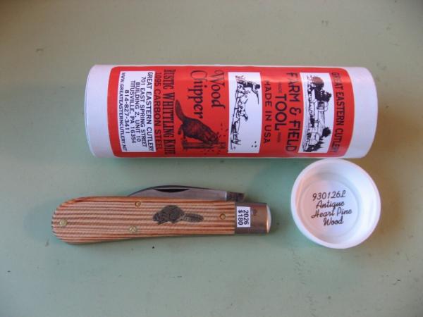 GREAT EASTERN 930126S FARM AND FIELD WOOD CVARVER ANTIQUE HEART PINE #1 GREAT EASTERN 930126S FARM AND FIELD WOOD CVARVER ANTIQUE HEART PINE #1
