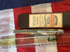 1994 Schatt & Morgan IBCA Club Large Folding Hunter with Great Stag Slab Handles -NOS