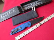 NEW NIB PROTECH INT-106 Integrity TR-3 Blue S35vN  Double Thumbstud Open Knife