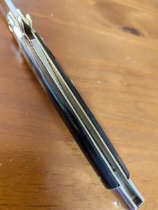 1950'S 33CM-13 INCH OVAL M. ITALY BRAZILIAN HORN 5 MM BAYONET PICKLOCK NICKEL SILVER EVERYTHING 