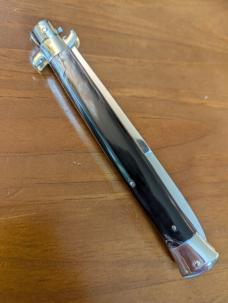 1950'S 33CM-13 INCH OVAL M. ITALY BRAZILIAN HORN 5 MM BAYONET PICKLOCK NICKEL SILVER EVERYTHING 