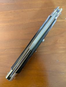 1950'S 33CM-13 INCH OVAL M. ITALY BRAZILIAN HORN 5 MM BAYONET PICKLOCK NICKEL SILVER EVERYTHING 