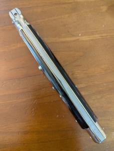 1950'S 33CM-13 INCH OVAL M. ITALY BRAZILIAN HORN 5 MM BAYONET PICKLOCK NICKEL SILVER EVERYTHING 
