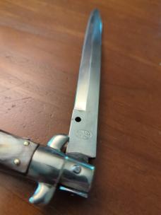 1950'S 33CM-13 INCH OVAL M. ITALY BRAZILIAN HORN 5 MM BAYONET PICKLOCK NICKEL SILVER EVERYTHING 