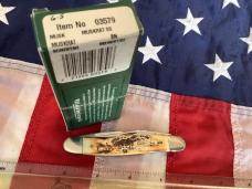 Case xx 2002 Muskrat (MDL# Muskrat) w/ Fantastic Bone Stag Handles -NOS