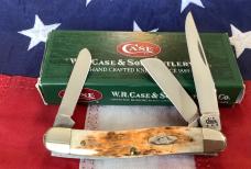 Case xx 2004 Stokman (Mdl# 6318 SS) w/ Amber Bone Handles -NOS