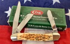 Case xx 2004 Stokman (Mdl# 6318 SS) w/ Amber Bone Handles -NOS