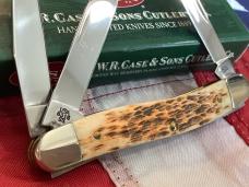 Case xx 2004 Stokman (Mdl# 6318 SS) w/ Amber Bone Handles -NOS
