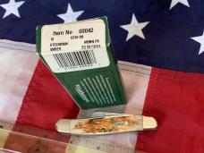 Case xx 2004 Stokman (Mdl# 6318 SS) w/ Amber Bone Handles -NOS