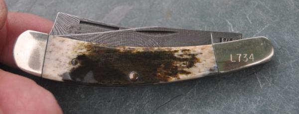 Parker Edwards J'ville AL 2 Bl  One Clip Other Razor Factory Mint 4" Closed Stag Snap Both Ways