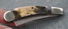 Parker Edwards J'ville AL 2 Bl  One Clip Other Razor Factory Mint 4" Closed Stag Snap Both Ways