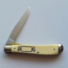 Vintage 1996 Schrade USA Scrimshaw Salesman Sample Set 507SC & 503SC Matching SS17