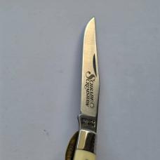 Vintage 1996 Schrade USA Scrimshaw Salesman Sample Set 507SC & 503SC Matching SS17