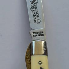 Vintage 1996 Schrade USA Scrimshaw Salesman Sample Set 507SC & 503SC Matching SS17