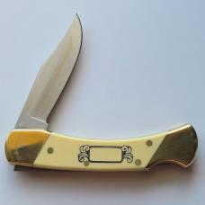 Vintage 1996 Schrade USA Scrimshaw Salesman Sample Set 507SC & 503SC Matching SS17