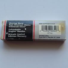 Vintage Schrade USA 877UH Hawbaker Muskrat Knife Gut Hook MIB Box Papers Butterscotch
