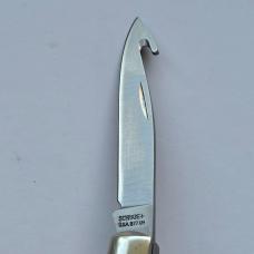 Vintage Schrade USA 877UH Hawbaker Muskrat Knife Gut Hook MIB Box Papers Butterscotch