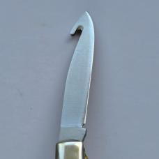 Vintage Schrade USA 877UH Hawbaker Muskrat Knife Gut Hook MIB Box Papers Butterscotch