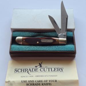 Vintage Schrade USA 72OT Dog Leg Jack Old Timer Pocket Knife MIB Clamshell Box