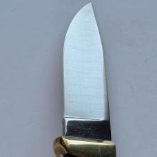 Vintage Schrade USA PH2 Pro Hunter Fixed Blade Knife Black Delrin Sheath Lanyard