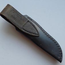 Vintage Schrade USA PH2 Pro Hunter Fixed Blade Knife Black Delrin Sheath Lanyard