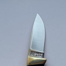 Vintage Schrade USA PH2 Pro Hunter Fixed Blade Knife Black Delrin Sheath Lanyard