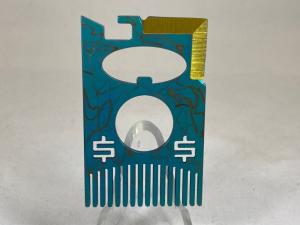 MIKE SNODY Custom Teal Titanium Crisis Comb