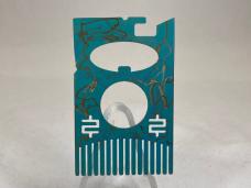 MIKE SNODY Custom Teal Titanium Crisis Comb