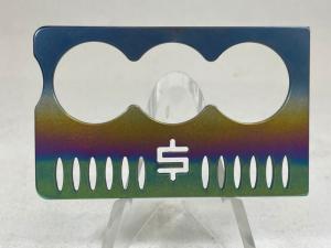 MIKE SNODY Custom Spectrum Titanium Three Finger Crisis Card