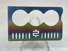 MIKE SNODY Custom Spectrum Titanium Three Finger Crisis Card