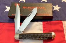 1989 Winchester Trapper (Mdl# 2904 1/2) w/ Nice Brown Bone Handles. -NOS in Orig Box