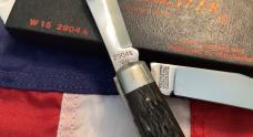 1989 Winchester Trapper (Mdl# 2904 1/2) w/ Nice Brown Bone Handles. -NOS in Orig Box