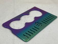 MIKE SNODY Custom Rainbow Titanium Three Finger Crisis Card