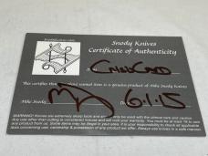 MIKE SNODY Custom Rainbow Titanium Three Finger Crisis Card