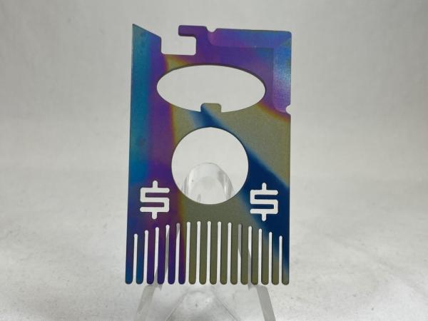 MIKE SNODY Custom Rainbow Titanium Crisis Comb