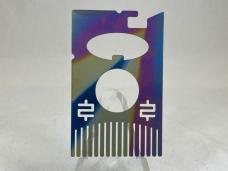 MIKE SNODY Custom Rainbow Titanium Crisis Comb