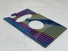 MIKE SNODY Custom Rainbow Titanium Crisis Comb