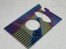 MIKE SNODY Custom Rainbow Titanium Crisis Comb